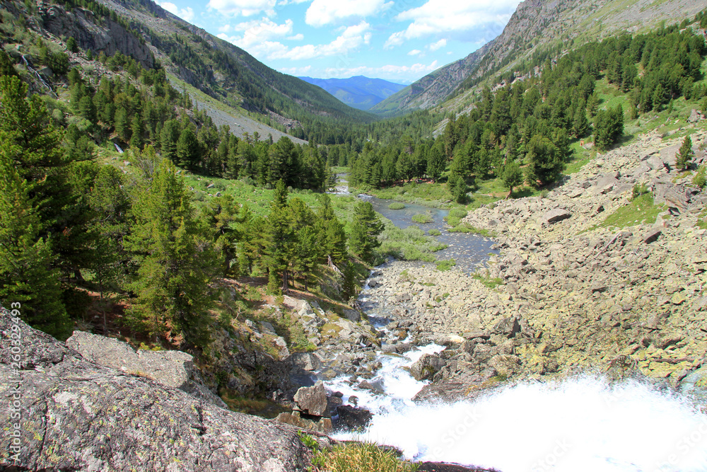The beauty of the Altai Mountains in summer in good weather. The beauty of the Altai Mountains in summer in good weather.