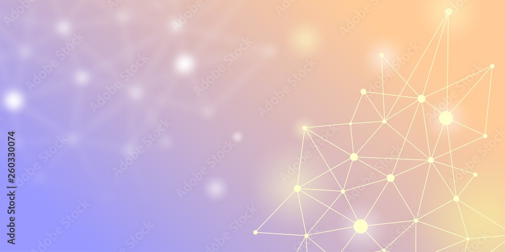 Abstract futuristic crypto blockchain. White dots and shapes in triangles. Modern digital technology concept texture for banner or web design Abstract futuristic crypto blockchain. White dots and shapes in triangles. Modern digital technology concept texture for banner or web design