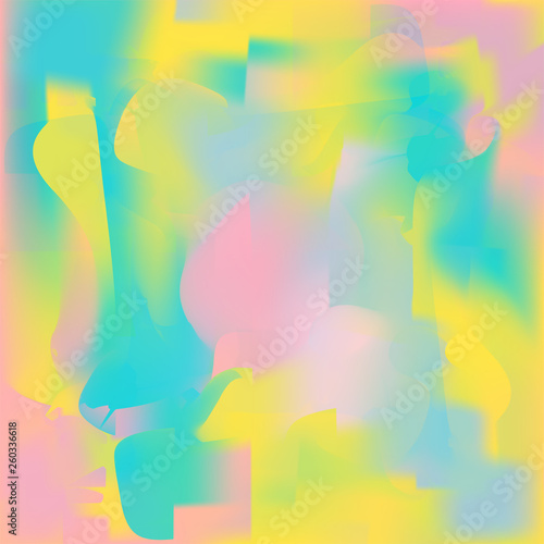 blue pink yellow colors abstract spring gradient background