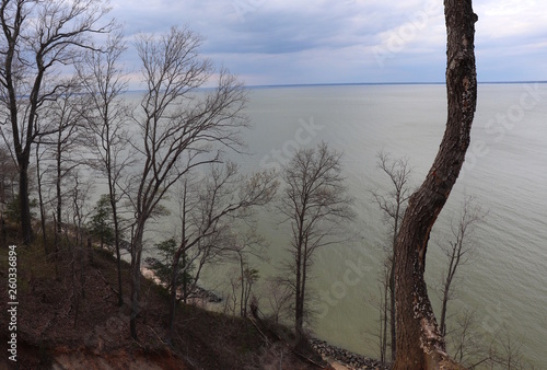 Cliffside Riverview With Storm Clouds