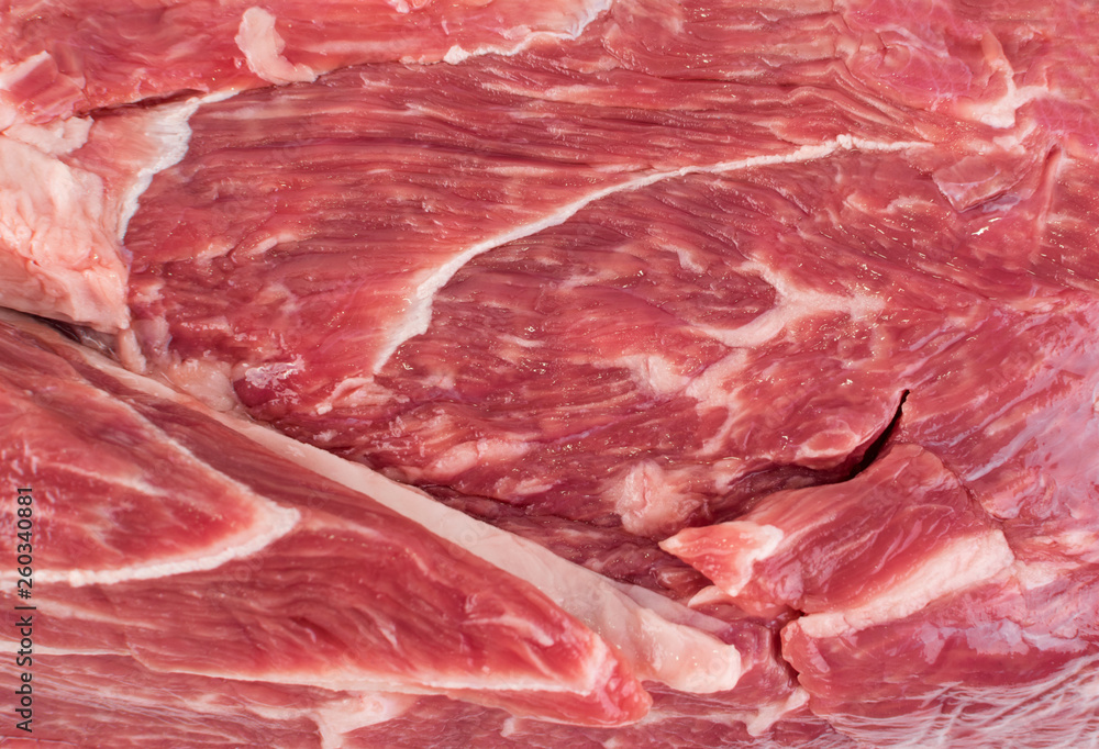 Fresh beef steak texture, background or pattern