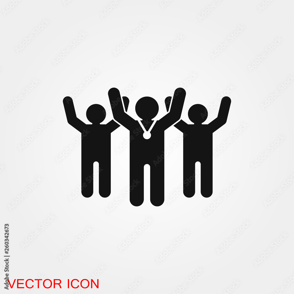 Team icon vector sign symbol for design Team icon vector sign symbol for design