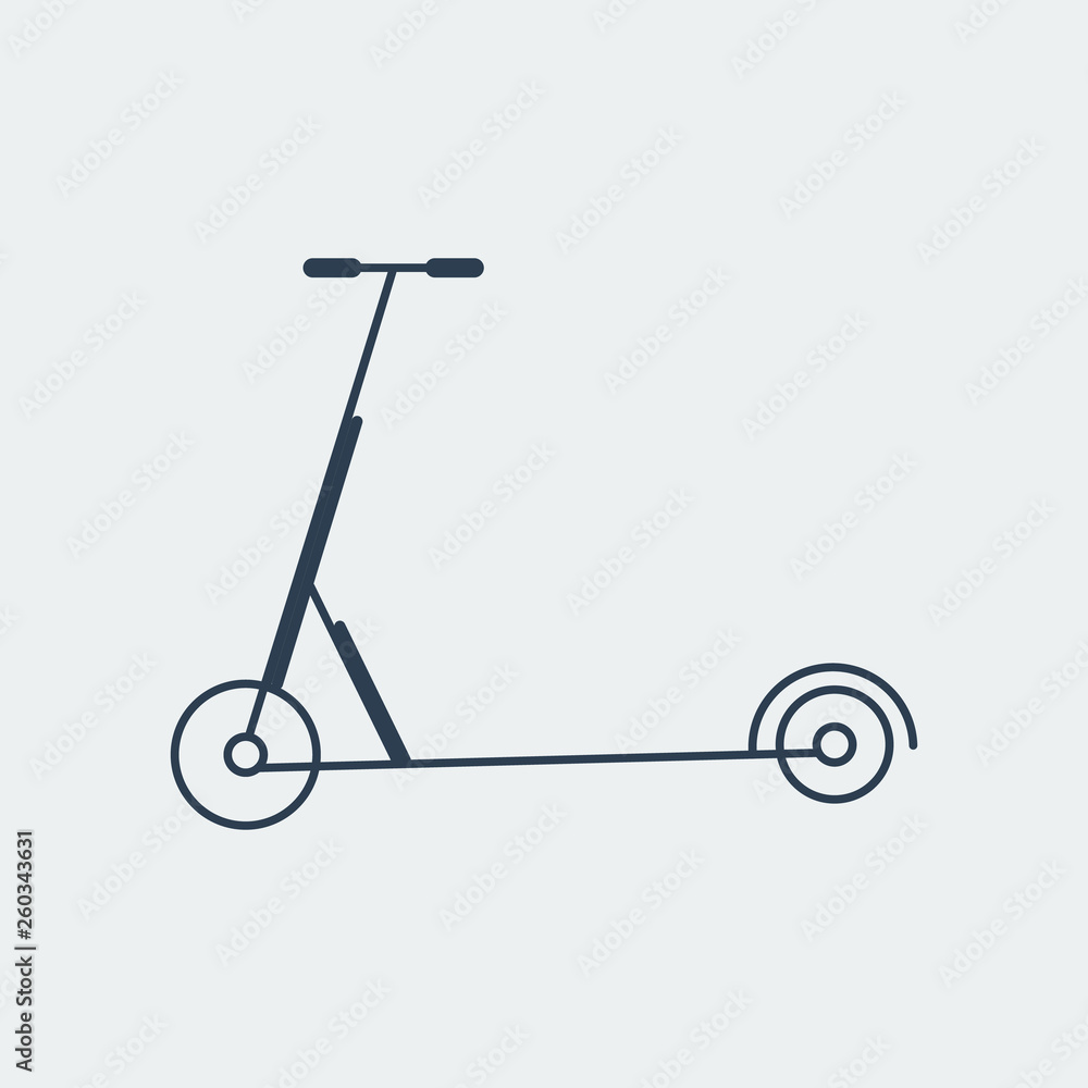 Scooter icon. Vector Illustration Scooter icon. Vector Illustration