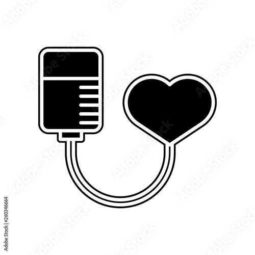 iv bag icon. Element of blood donation for mobile concept and web apps icon. Glyph, flat icon for website design and development, app development