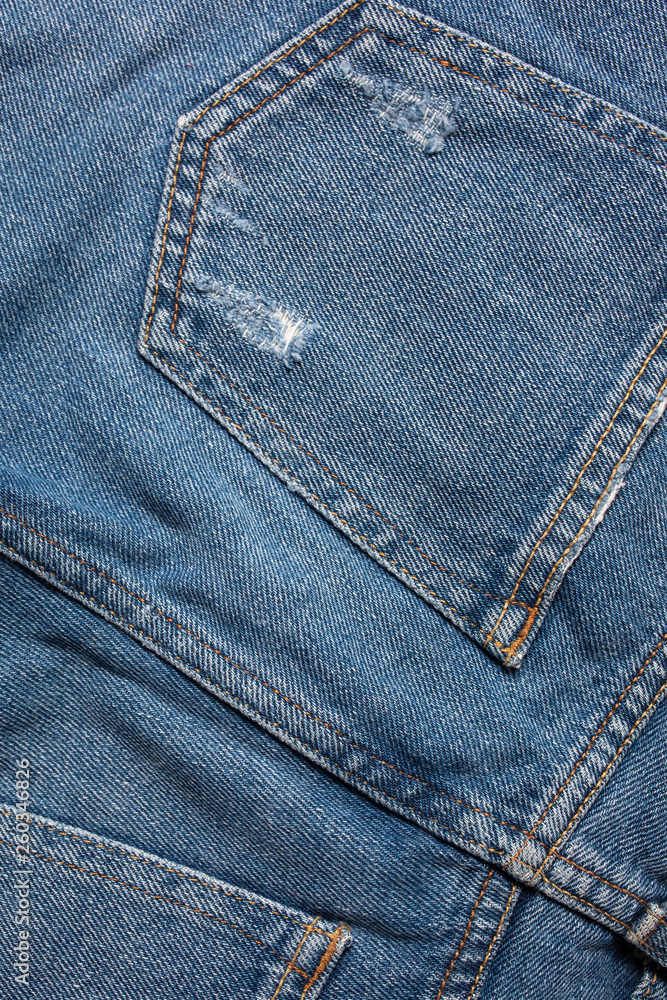 Blue denim jeans texture. Jeans background Texture of blue jean Blue denim jeans texture. Jeans background Texture of blue jean