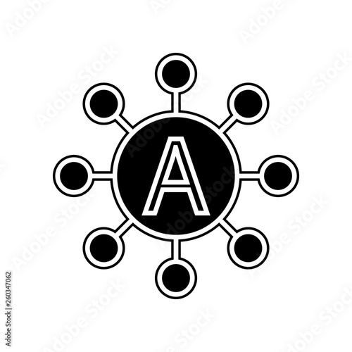 A vitamins icon. Element of blood donation for mobile concept and web apps icon. Glyph, flat icon for website design and development, app development