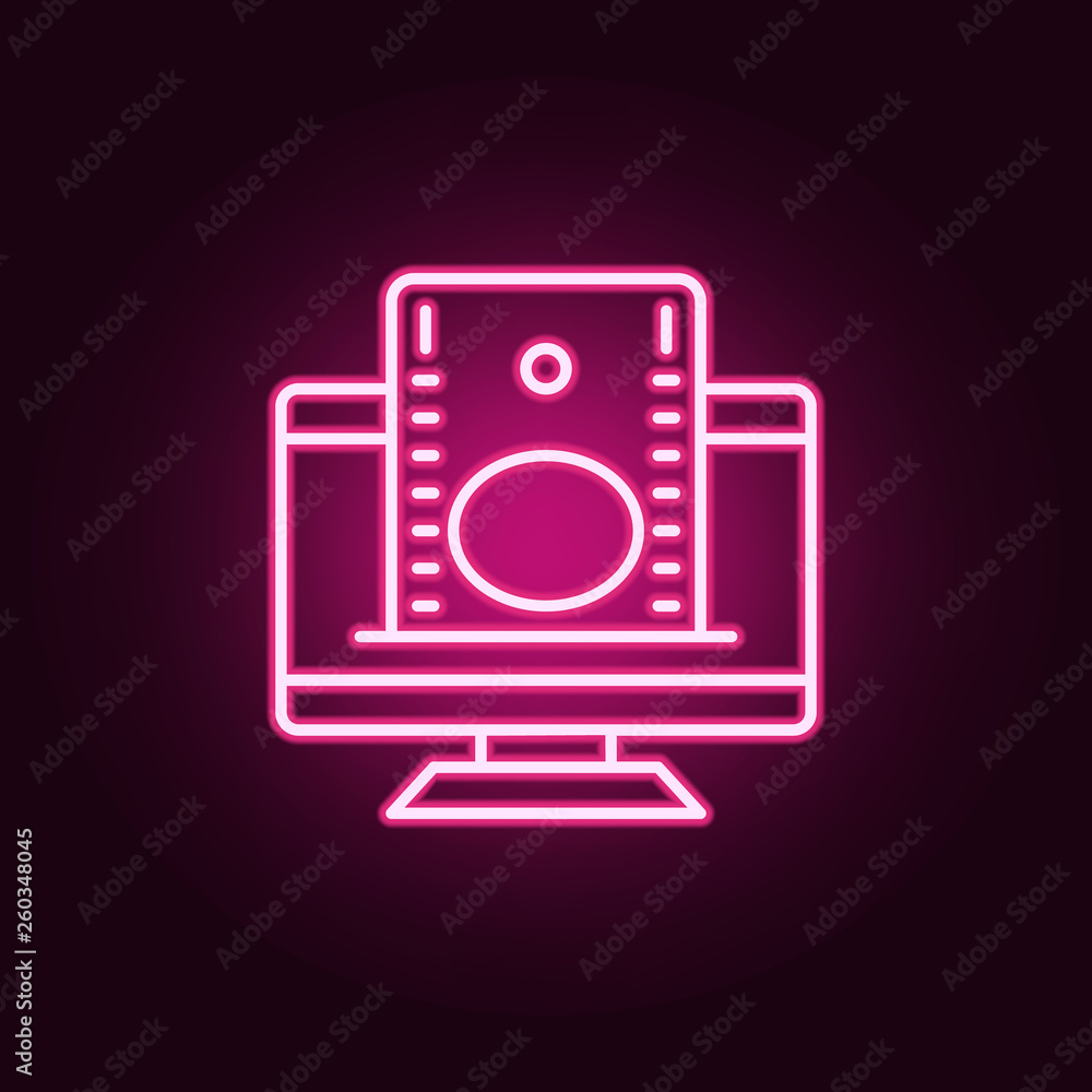 online banking neon icon. Elements of Banking set. Simple icon for websites, web design, mobile app, info graphics online banking neon icon. Elements of Banking set. Simple icon for websites, web design, mobile app, info graphics