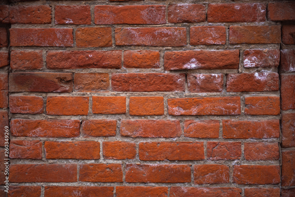 old style red brick background with place for an inscription old style red brick background with place for an inscription