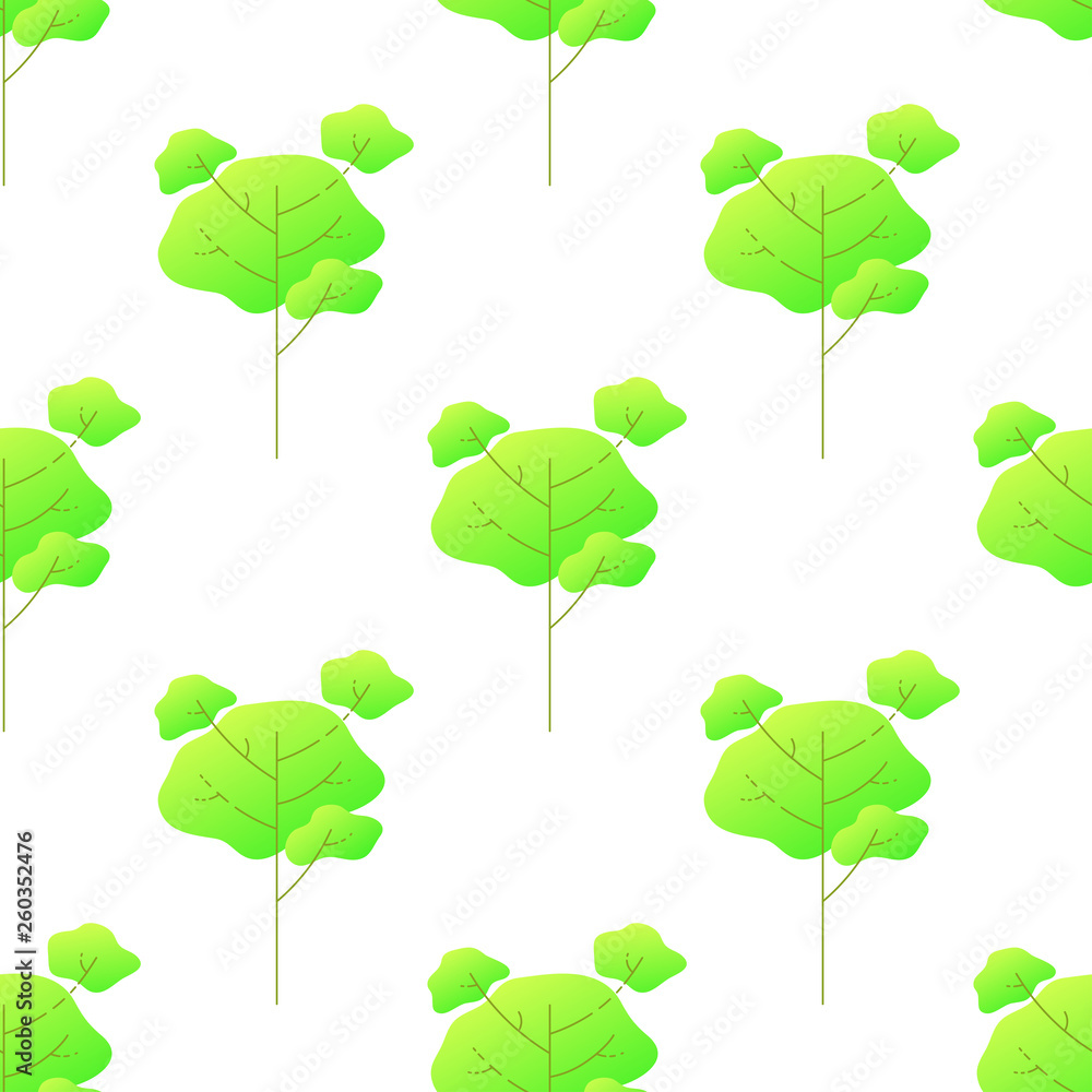 Deciduous high tree pattern