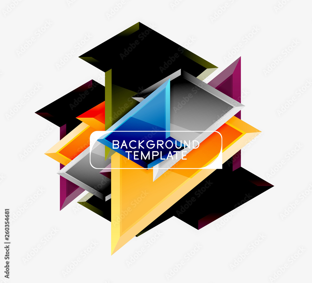 Bright colorful triangular poly 3d composition,abstract geometric background, minimal design, polygonal futuristic poster Bright colorful triangular poly 3d composition,abstract geometric background, minimal design, polygonal futuristic poster