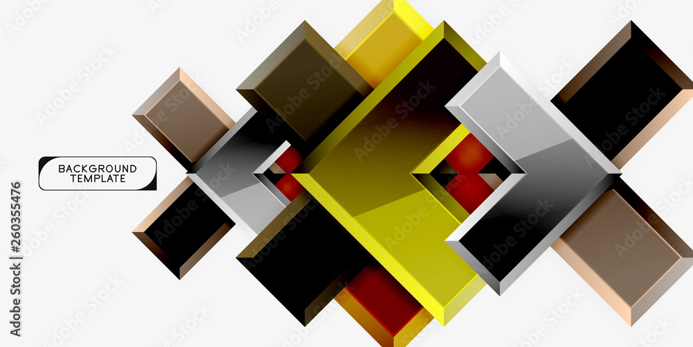 Glossy modern geometric background, abstract arrows composition Glossy modern geometric background, abstract arrows composition