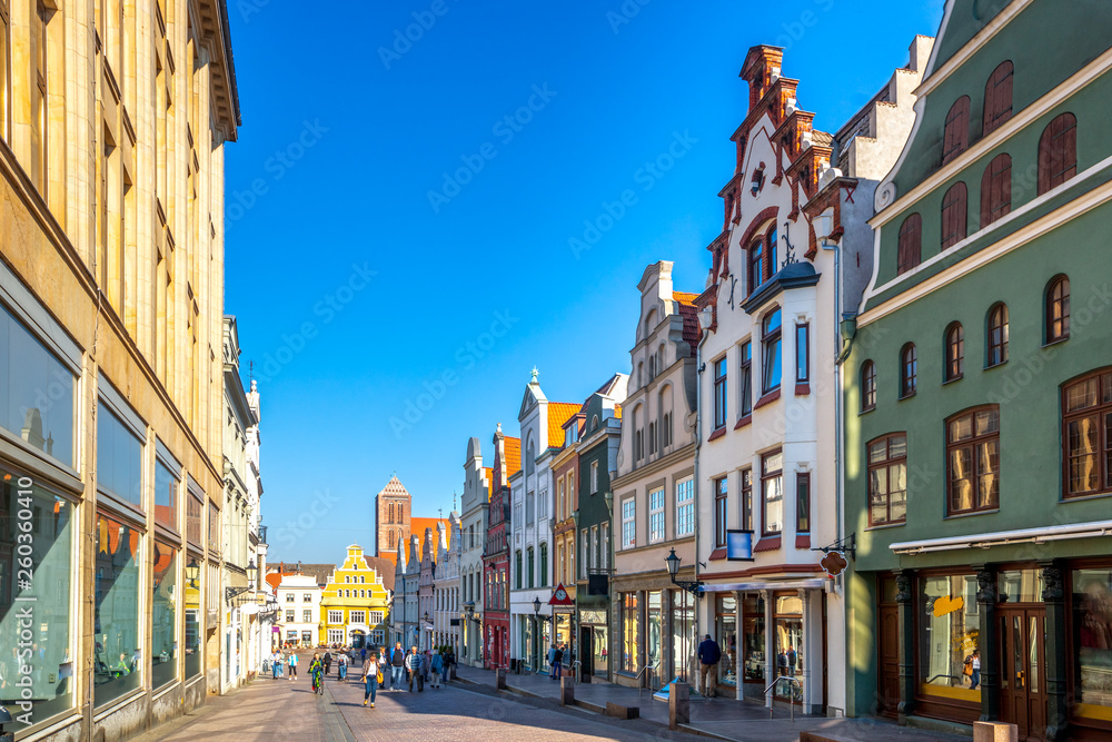 Altstadt von Wismar, Deutschland 