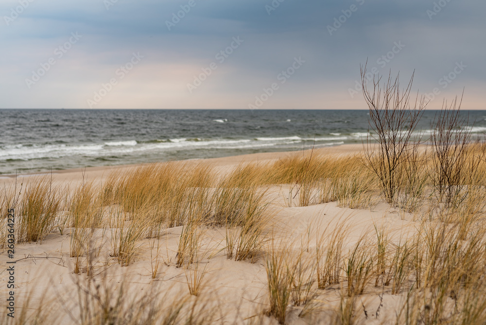 Naklejka premium Hel- nadciąga burza - sztorm