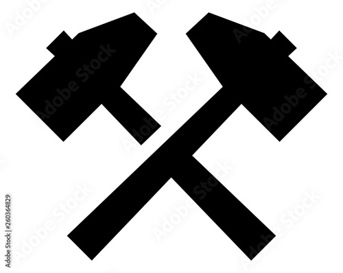 Sledgehammer Tool Vector Icon