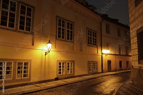 Old Prague in the night