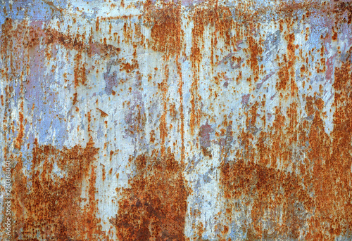 Rusty damaged iron useful as background