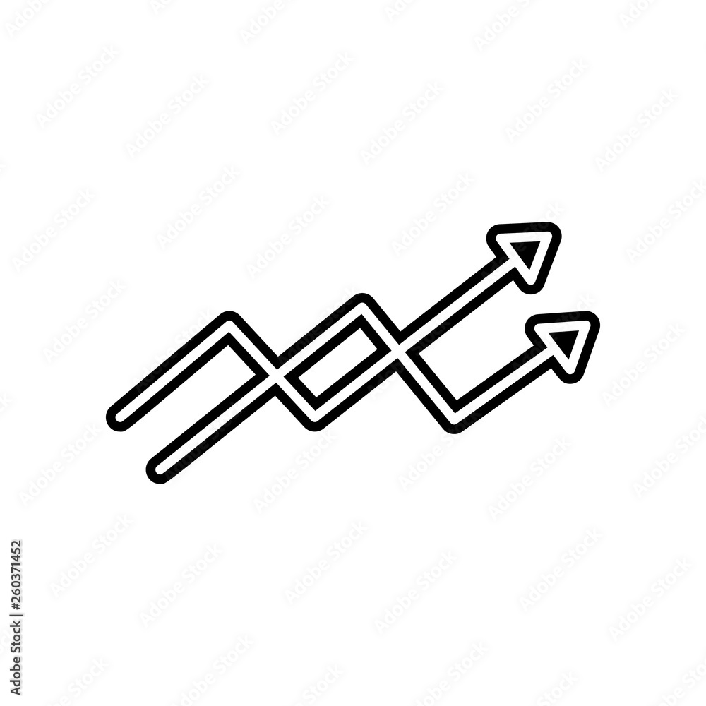 chart arrows icon. Element of finance and chart for mobile concept and web apps icon. Glyph, flat icon for website design and development, app development chart arrows icon. Element of finance and chart for mobile concept and web apps icon. Glyph, flat icon for website design and development, app development
