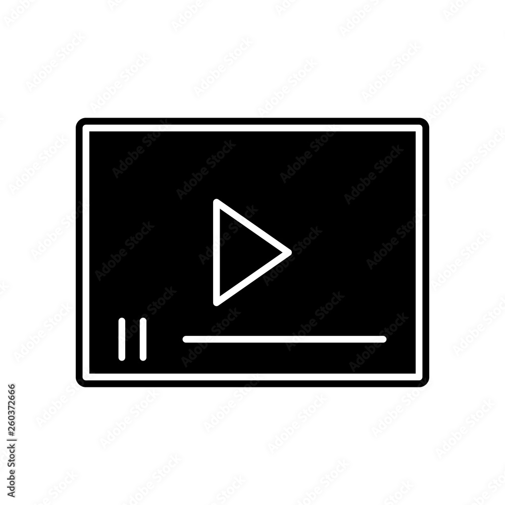 video player icon. Element of Media, Press for mobile concept and web apps icon. Glyph, flat icon for website design and development, app development video player icon. Element of Media, Press for mobile concept and web apps icon. Glyph, flat icon for website design and development, app development
