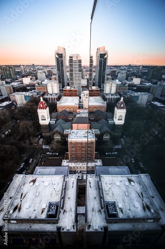 Mirror Image of Skyscraper Downtown Portland