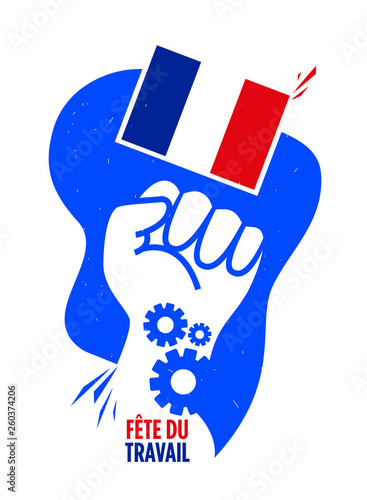 Illustration of the labor day	
