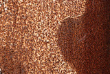 The texture of the metal. Abstract background with metal corrosion. Rusty sheet metal texture.