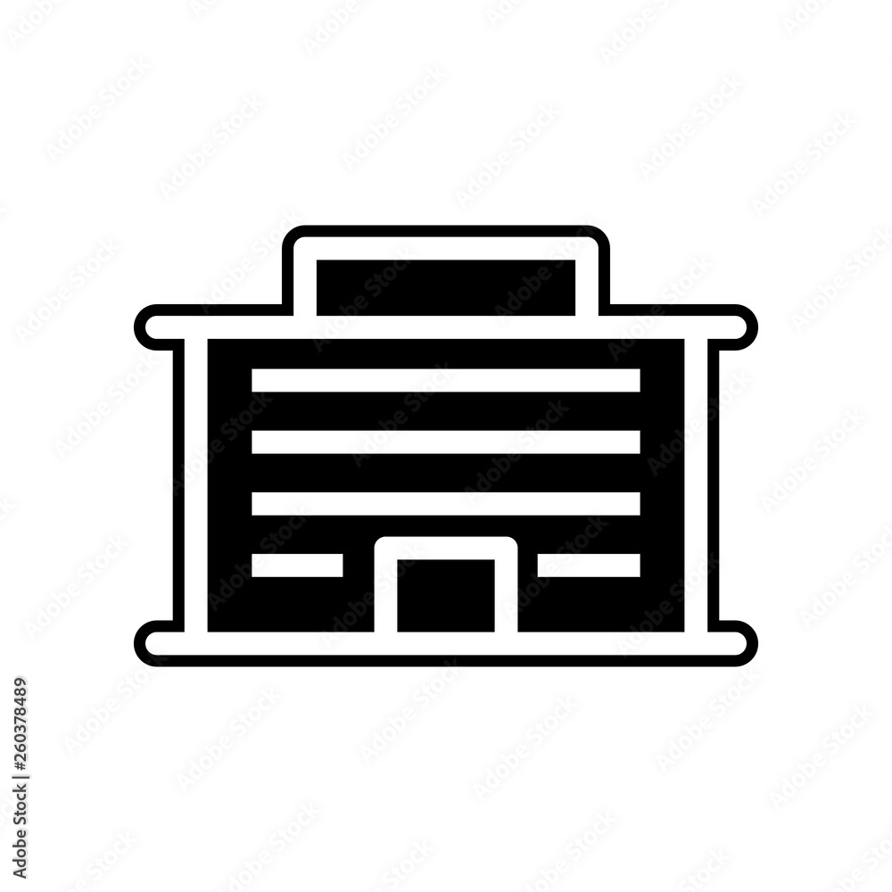garage building icon. Element of Buildings for mobile concept and web apps icon. Glyph, flat icon for website design and development, app development garage building icon. Element of Buildings for mobile concept and web apps icon. Glyph, flat icon for website design and development, app development