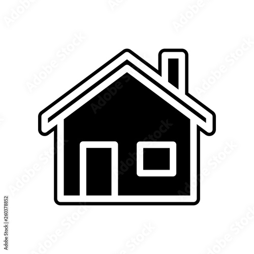 house icon. Element of Buildings for mobile concept and web apps icon. Glyph  flat icon for website design and development  app development