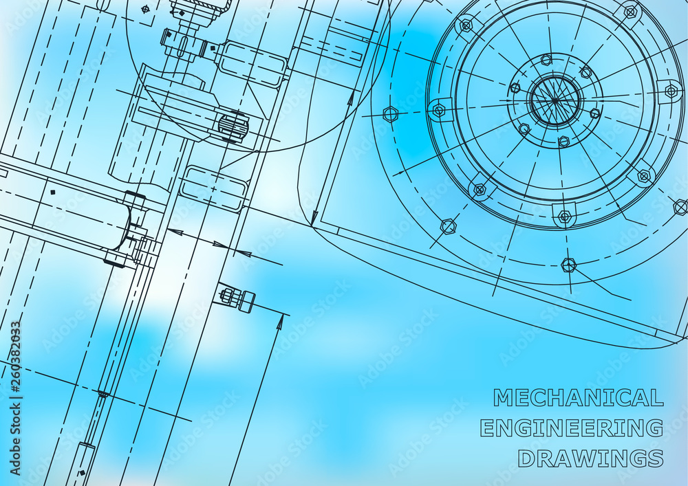 Blueprint. Vector engineering illustration. Blue Blueprint. Vector engineering illustration. Blue