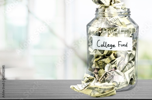 Stack of money on isolated background