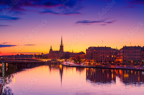 Stockholm sunset view © Roxana