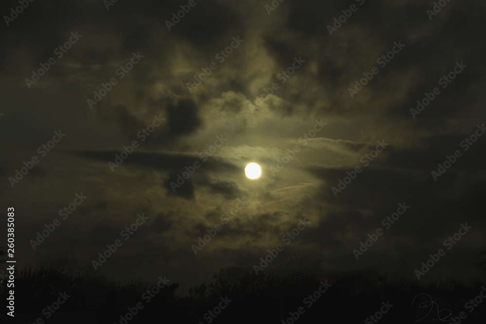 Peeking Moon Night Peeking Moon Night