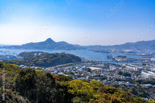 [長崎県]佐世保市街全景