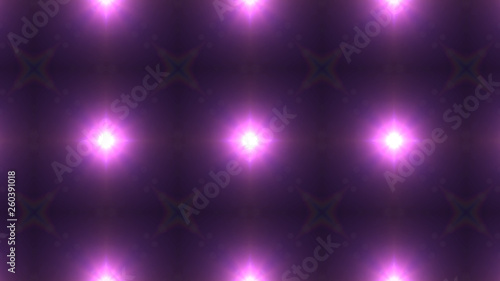 Designer abstract background with glowing individual shapes.