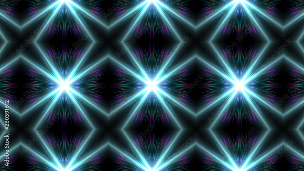 Designer abstract background with glowing individual shapes. Designer abstract background with glowing individual shapes.