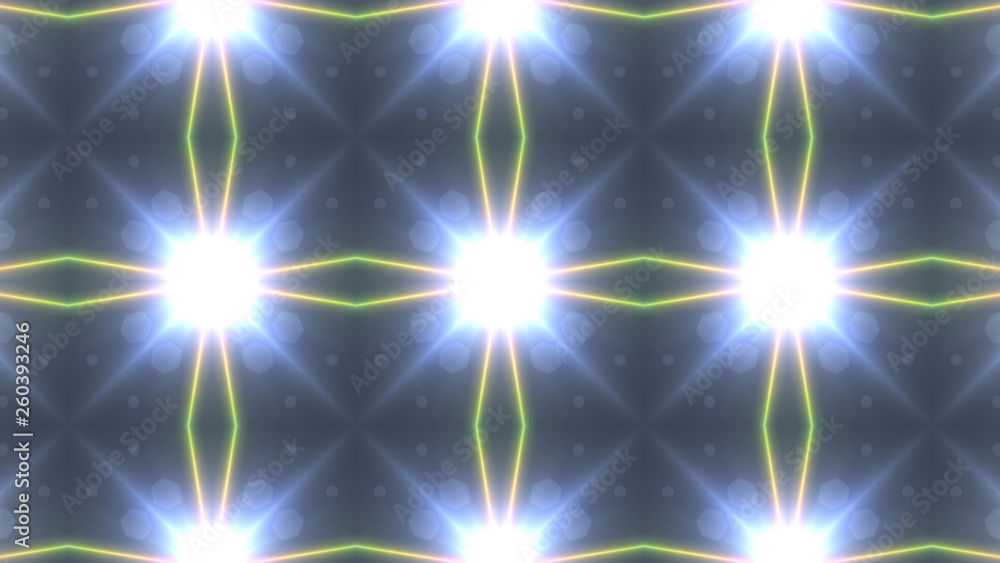 Designer abstract background with glowing individual shapes. Designer abstract background with glowing individual shapes.