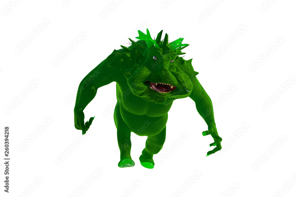 cartoon germs bacteria viruses on white background 3D render cartoon germs bacteria viruses on white background 3D render