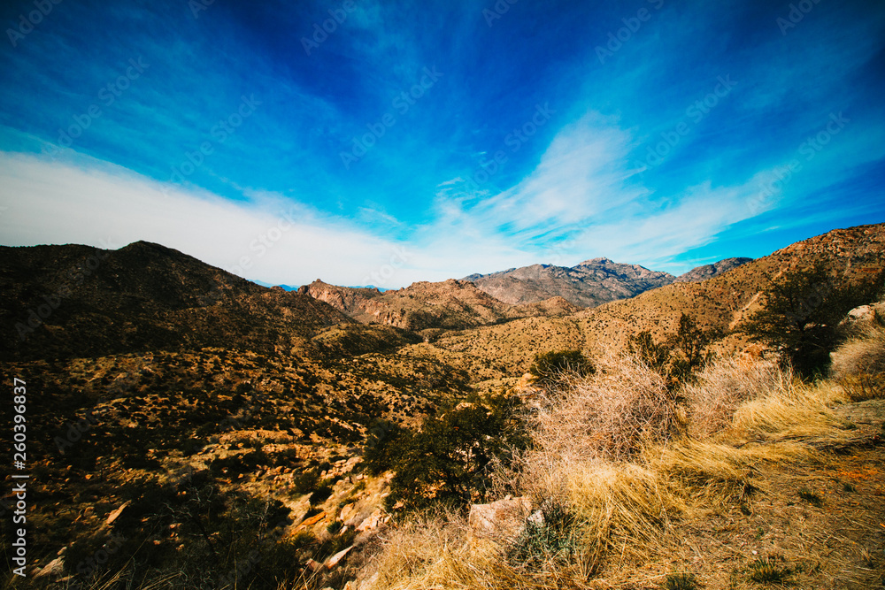 Obraz premium sunset in the mountains