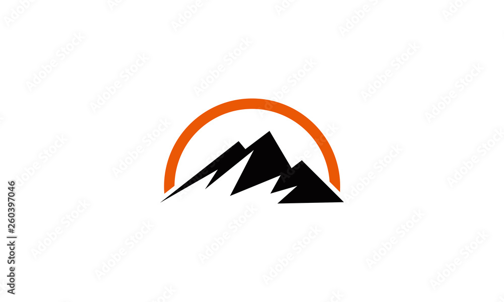 Obraz premium mountain logo