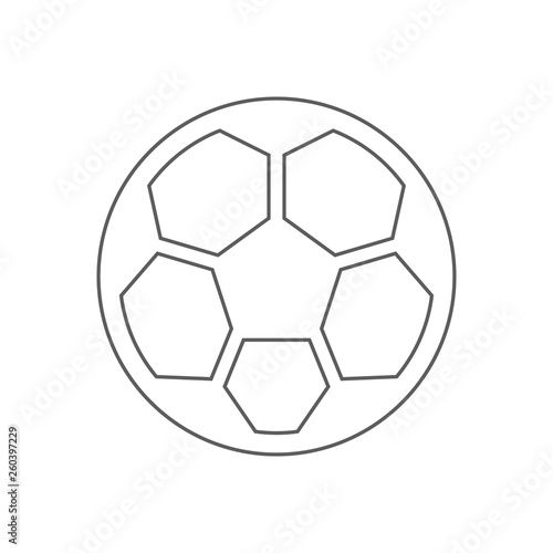 soccer ball icon. Element of Sport for mobile concept and web apps icon. Outline, thin line icon for website design and development, app development