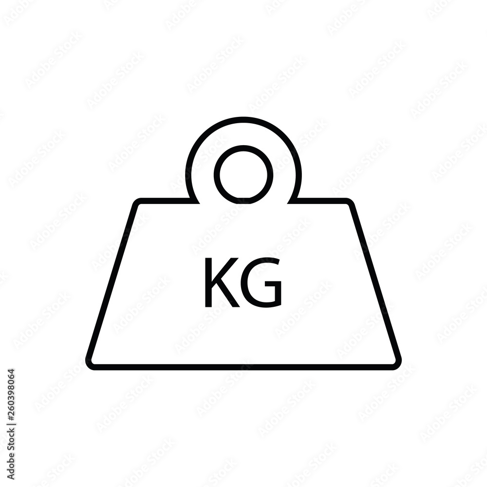 Weight icon. Element of Sport for mobile concept and web apps icon. Outline, thin line icon for website design and development, app development Weight icon. Element of Sport for mobile concept and web apps icon. Outline, thin line icon for website design and development, app development