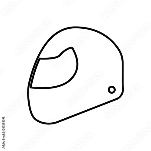 motorcycle helmet icon. Element of Sport for mobile concept and web apps icon. Outline, thin line icon for website design and development, app development