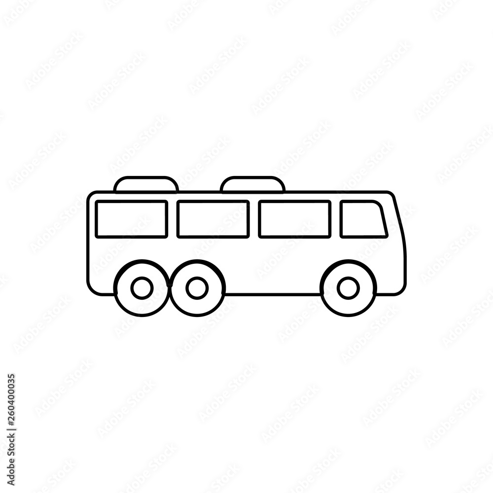 bus icon. Element of transport for mobile concept and web apps icon. Outline, thin line icon for website design and development, app development bus icon. Element of transport for mobile concept and web apps icon. Outline, thin line icon for website design and development, app development
