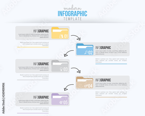 Business infographics design vector and marketing icon, workflow layout, diagram, web design