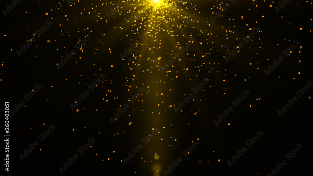 Gold lights shining .golden background with shiny stars and rays.Sparkles or particle glitter lighting . Merry Christmas festive abstract background Gold lights shining .golden background with shiny stars and rays.Sparkles or particle glitter lighting . Merry Christmas festive abstract background