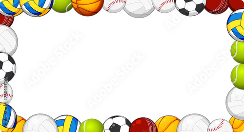 A sport ball frame