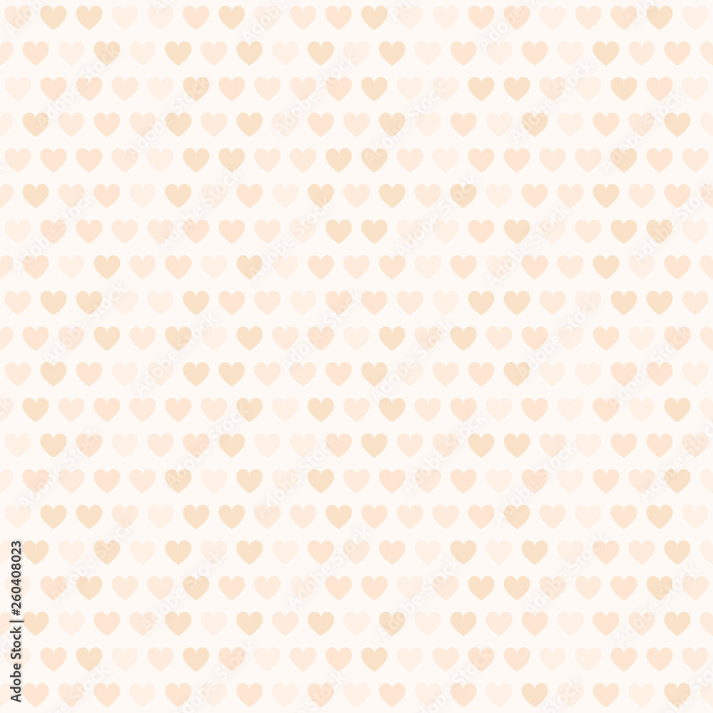 Striped heart pattern. Seamless vector