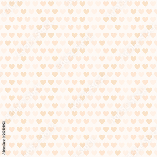 Striped heart pattern. Seamless vector