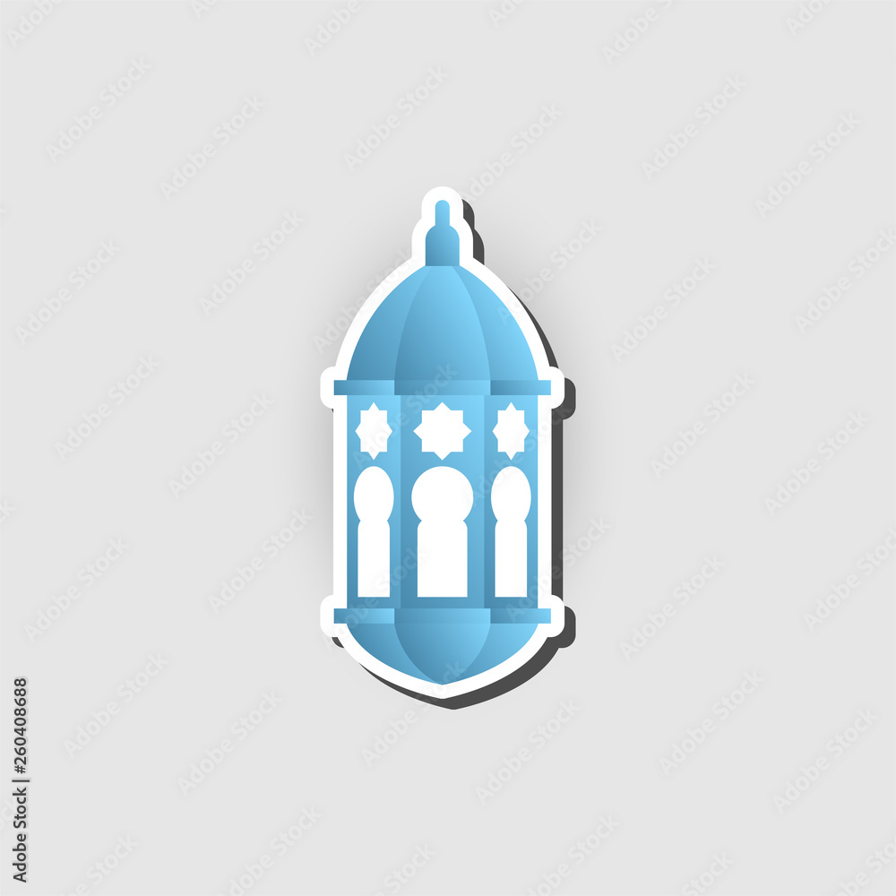arabic lantern vector sticker concept. ramadan kareem symbol for islamic festival. arabic lantern vector sticker concept. ramadan kareem symbol for islamic festival.