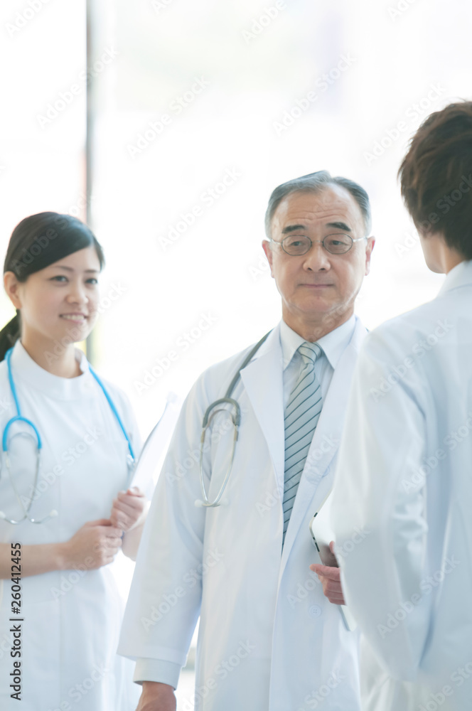 Fototapeta premium 医者と看護師