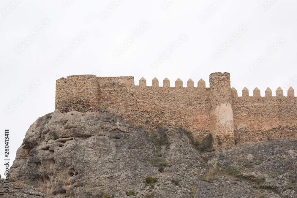 Panoramic of Clavijo Castle, Spain